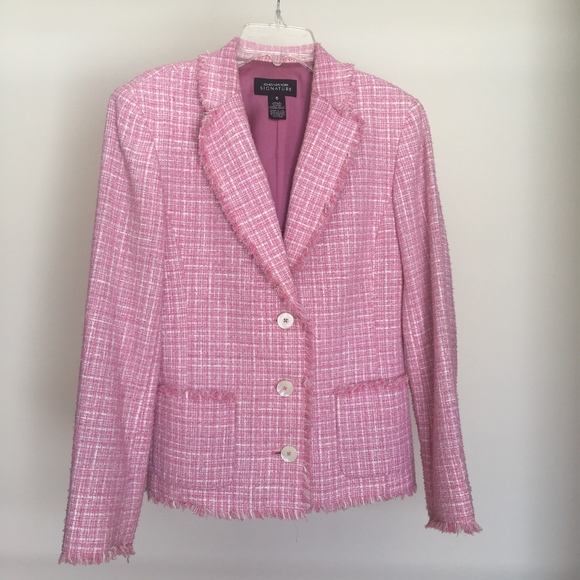 Pink Tweed Jacket | Poshmark